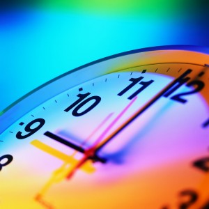 colourful clock