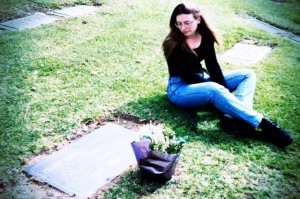 Charles Bukowski's grave California 1995